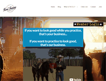 Tablet Screenshot of horsetrainingchannel.com